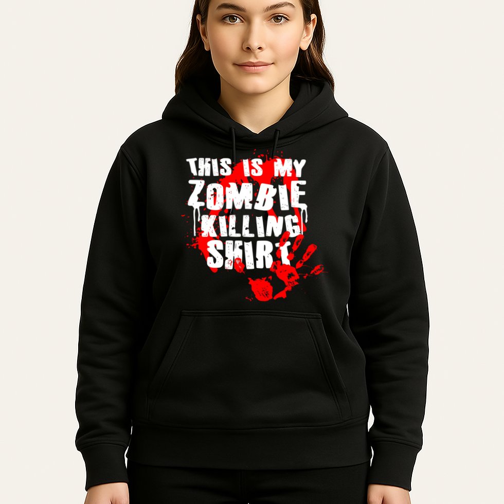 This Is My Zombie Killing Shirt Hoodie