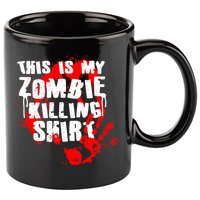 This Is My Zombie Killing Shirt 11oz C Handle Ceramic Mug