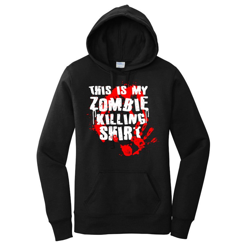 This Is My Zombie Killing Shirt Women's Pullover Hoodie