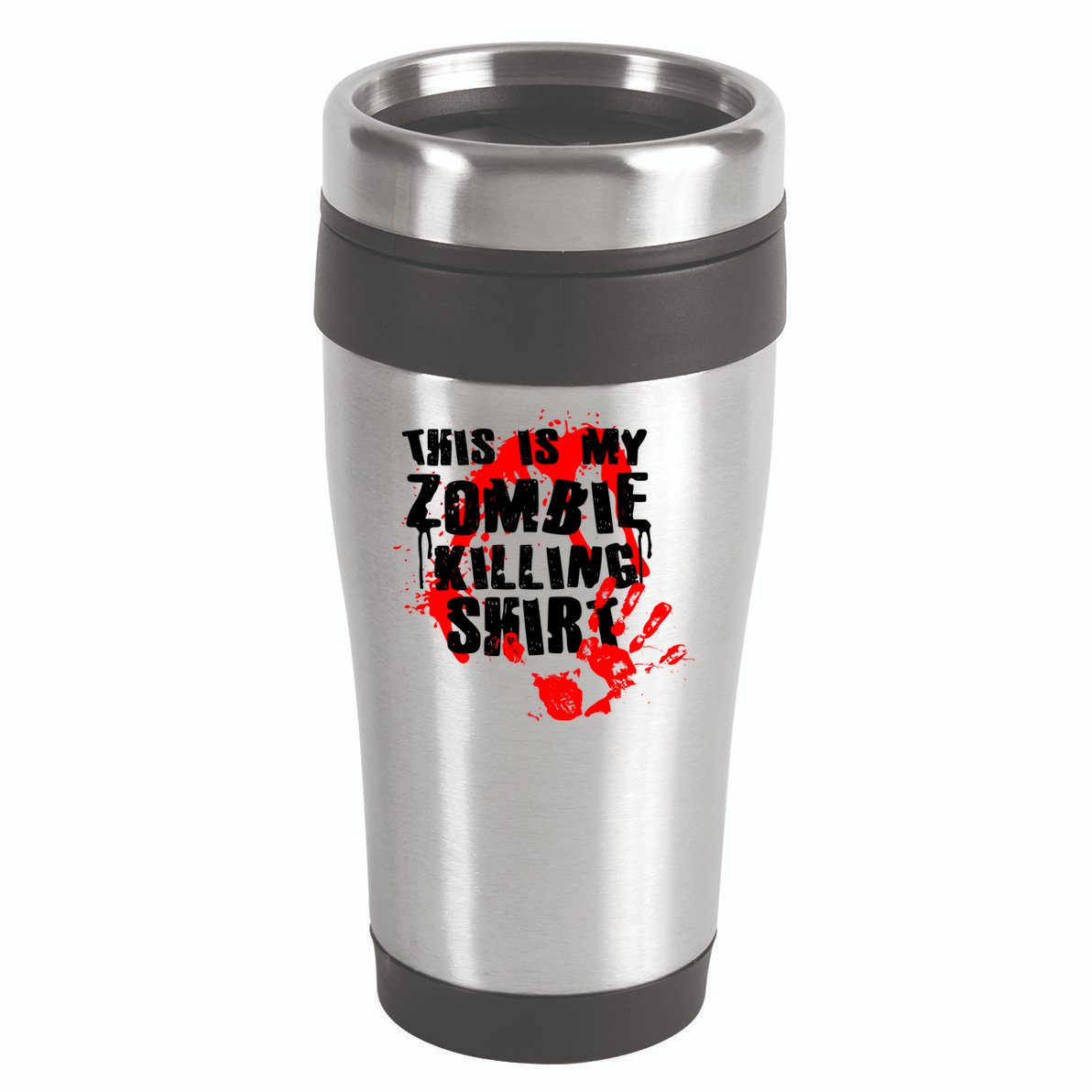 This Is My Zombie Killing Shirt 16oz Travel Tumbler