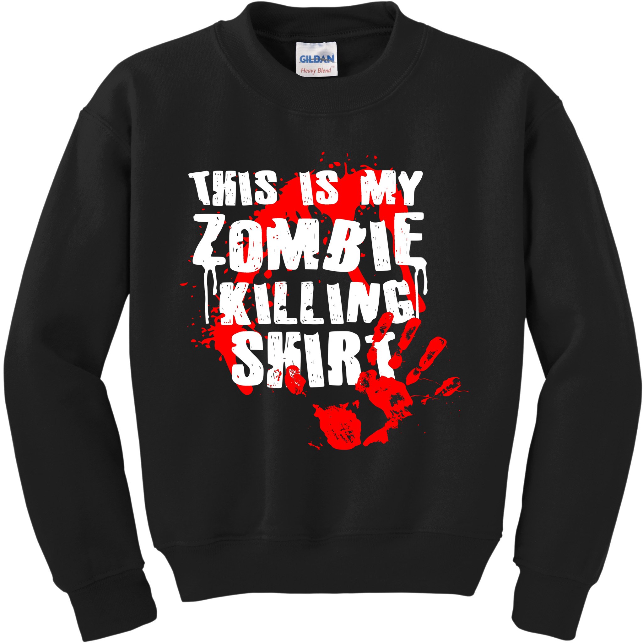 This Is My Zombie Killing Shirt Kids Sweatshirt