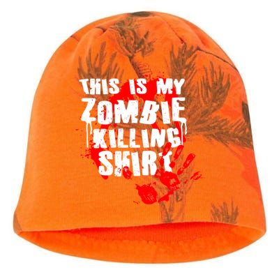 This Is My Zombie Killing Shirt Kati - Camo Knit Beanie