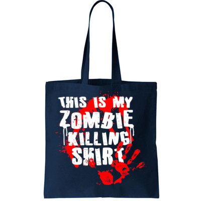 This Is My Zombie Killing Shirt Tote Bag