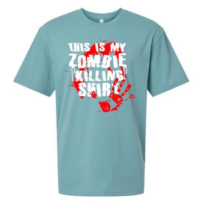 This Is My Zombie Killing Shirt Sueded Cloud Jersey T-Shirt