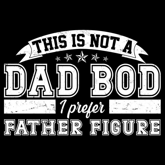 This Is Not A Dad Bod I Prefer Father Figure Drawstring Bag