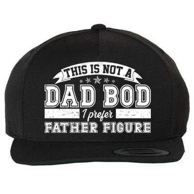 This Is Not A Dad Bod I Prefer Father Figure Wool Snapback Cap