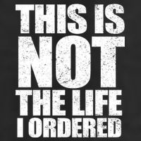 This Is Not The Life I Ordered Crop Fleece Hoodie