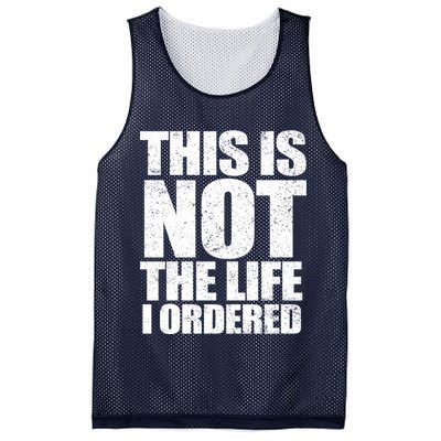 This Is Not The Life I Ordered Mesh Reversible Basketball Jersey Tank