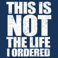 This Is Not The Life I Ordered Pom Pom 12in Knit Beanie