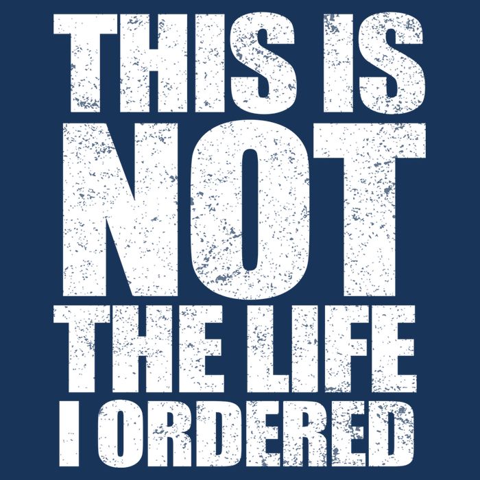 This Is Not The Life I Ordered Pom Pom 12in Knit Beanie