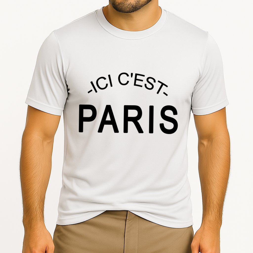 This Is Paris Ici C'est Paris Welcome To Paris Cooling Performance Crew T-Shirt
