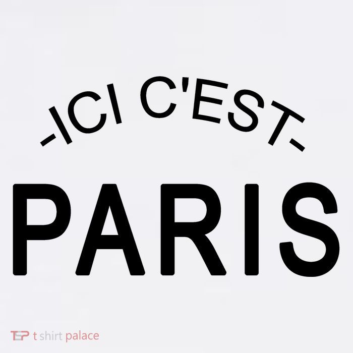 This Is Paris Ici C'est Paris Welcome To Paris T-Shirt
