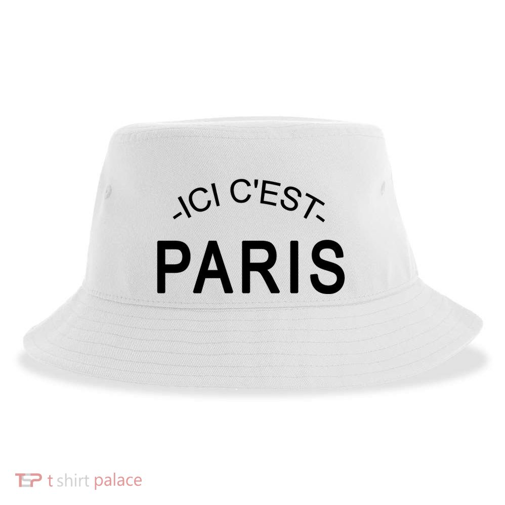 This Is Paris Ici C'est Paris Welcome To Paris Sustainable Bucket Hat