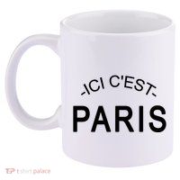 This Is Paris Ici C'est Paris Welcome To Paris 11oz C Handle Ceramic Mug