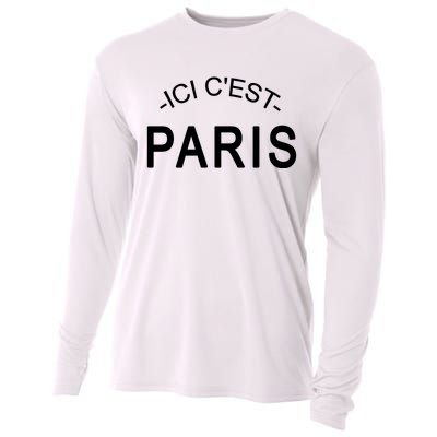 This Is Paris Ici C'est Paris Welcome To Paris Cooling Performance Long Sleeve Crew