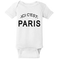 This Is Paris Ici C'est Paris Welcome To Paris Baby Bodysuit