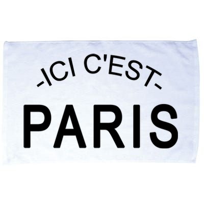 This Is Paris Ici C'est Paris Welcome To Paris Microfiber Hand Towel