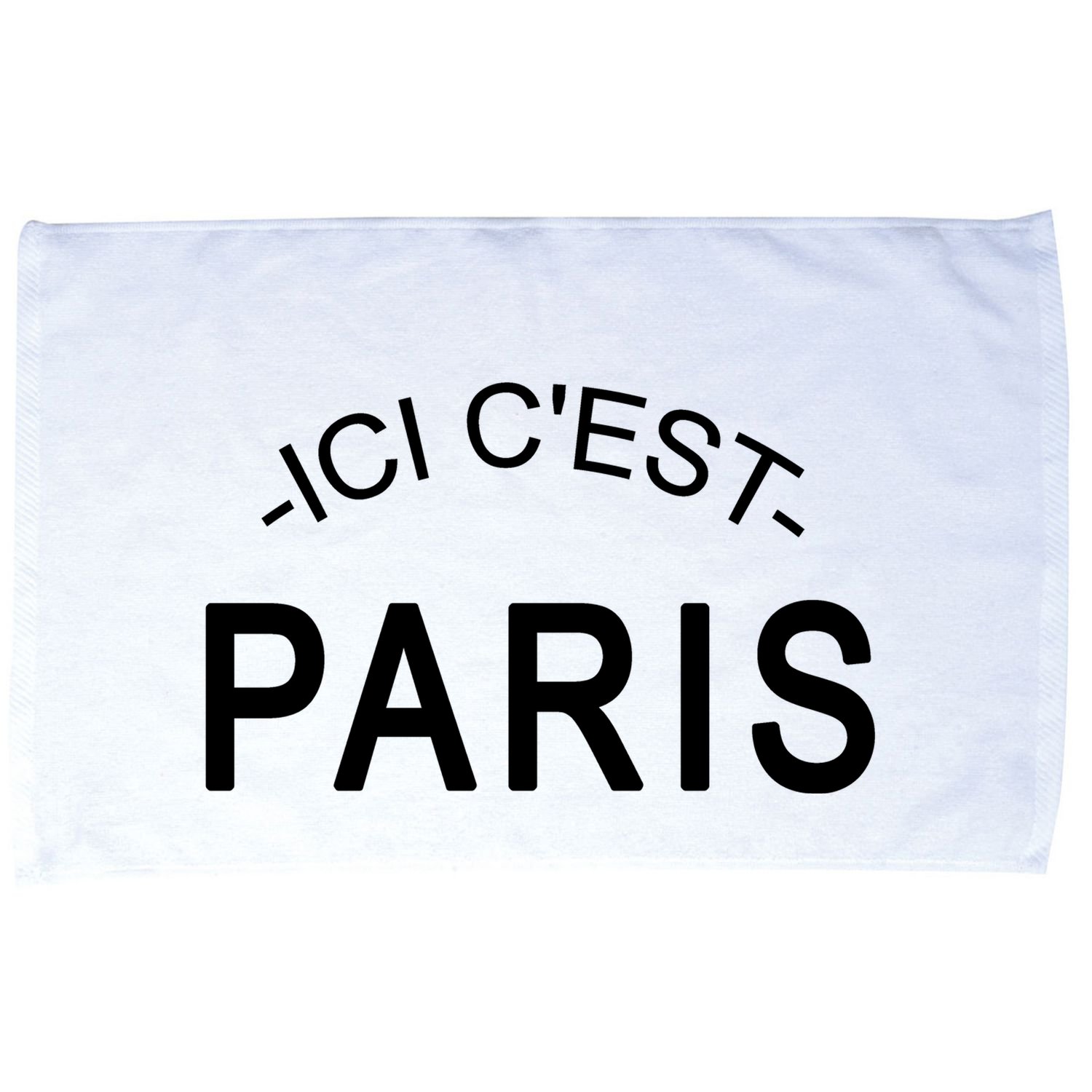 This Is Paris Ici C'est Paris Welcome To Paris Microfiber Hand Towel