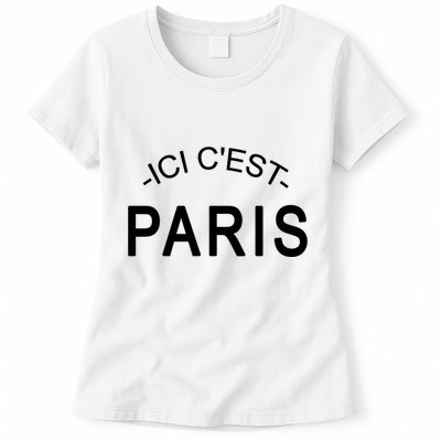 This Is Paris Ici C'est Paris Welcome To Paris Womens T-Shirt