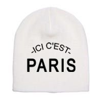 This Is Paris Ici C'est Paris Welcome To Paris Short Acrylic Beanie