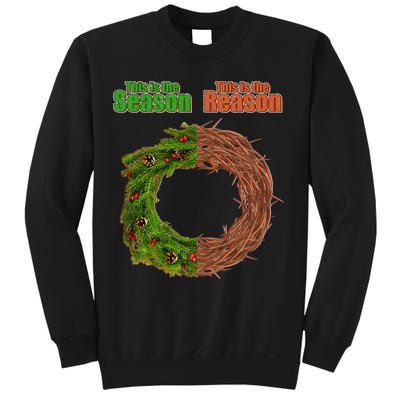 This Is The Season This Is The Reason Christian Sweatshirt