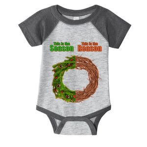 This Is The Season This Is The Reason Christian Infant Baby Jersey Bodysuit