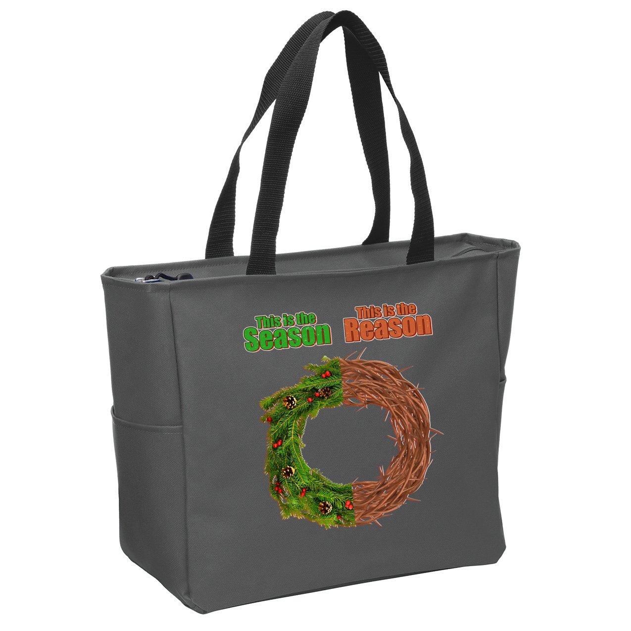 This Is The Season This Is The Reason Christian Zip Tote Bag