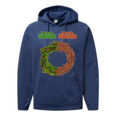 This Is The Season This Is The Reason Christian Performance Fleece Hoodie