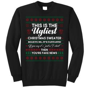 This Is The Ugliest Christmas Sweater Trump Sweatshirt