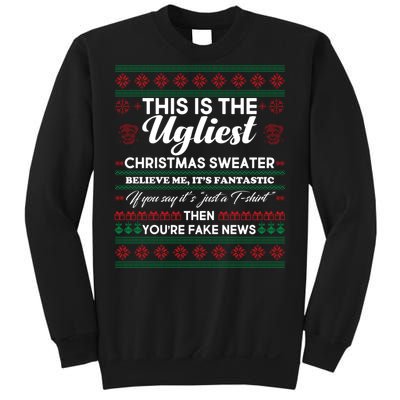 This Is The Ugliest Christmas Sweater Trump Sweatshirt