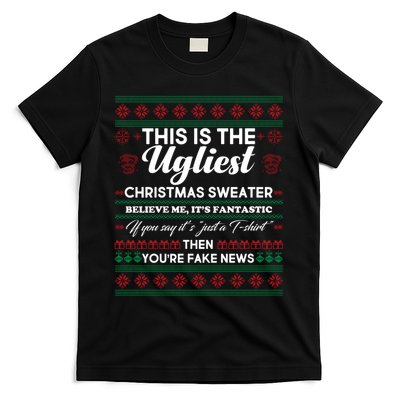 This Is The Ugliest Christmas Sweater Trump T-Shirt