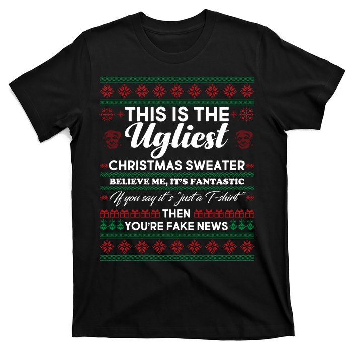 This Is The Ugliest Christmas Sweater Trump T-Shirt