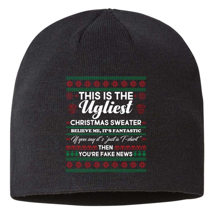 This Is The Ugliest Christmas Sweater Trump Sustainable Beanie