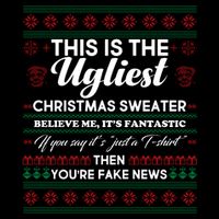 This Is The Ugliest Christmas Sweater Trump Mesh Reversible Basketball Jersey Tank