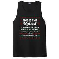 This Is The Ugliest Christmas Sweater Trump PosiCharge Competitor Tank