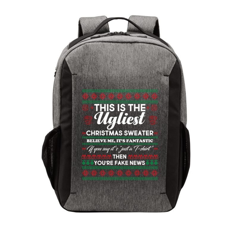 This Is The Ugliest Christmas Sweater Trump Vector Backpack