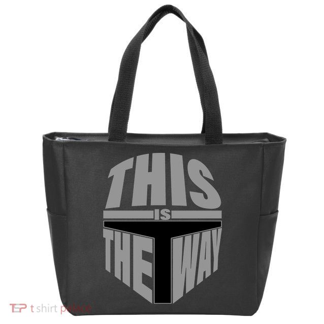 This Is The Way Zip Tote Bag