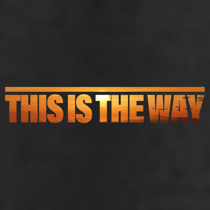 This Is The Way Space Western 7 Panel Mesh Trucker Snapback Hat