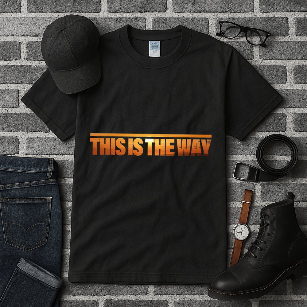 This Is The Way Space Western Tall T-Shirt