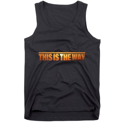 This Is The Way Space Western Tank Top