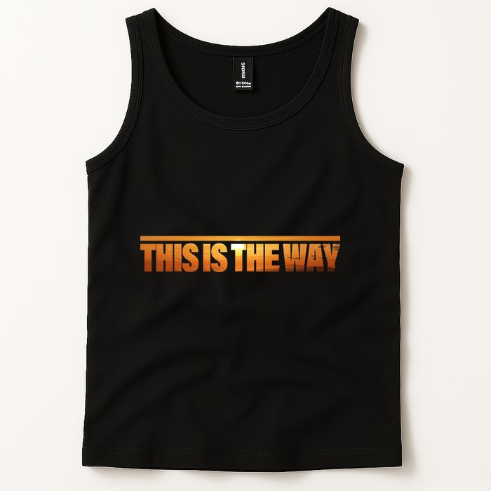 This Is The Way Space Western Tank Top