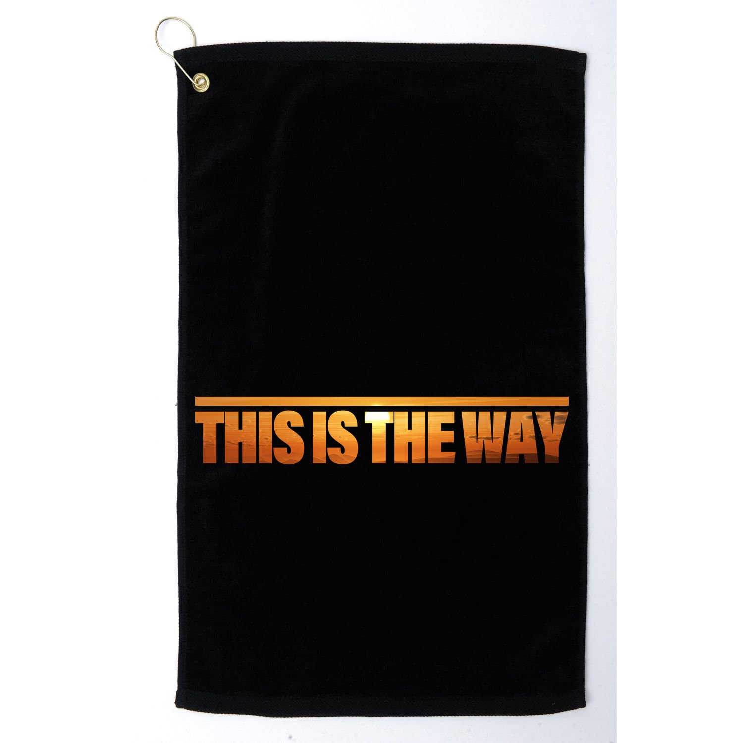 This Is The Way Space Western Golf Towel