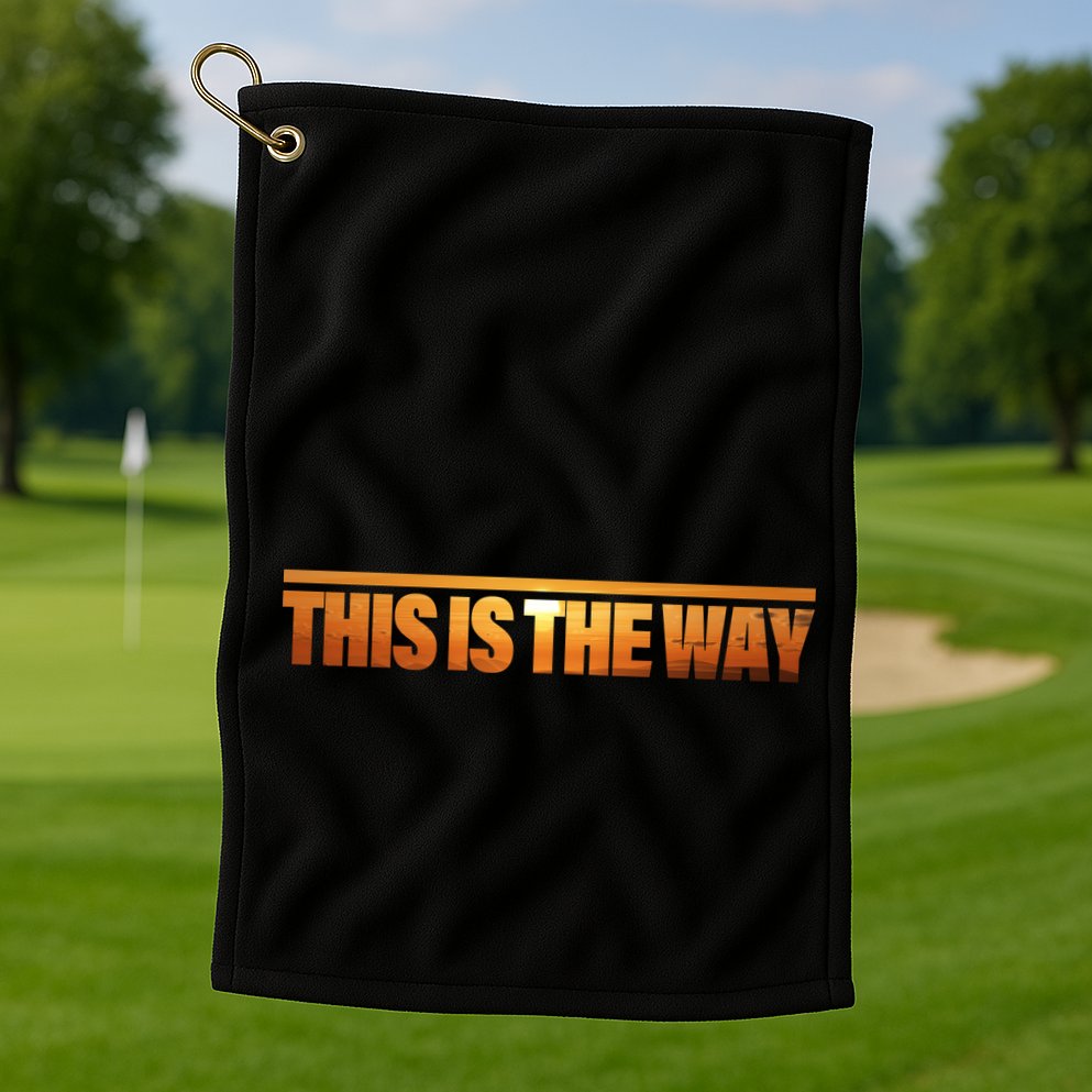 This Is The Way Space Western Golf Towel