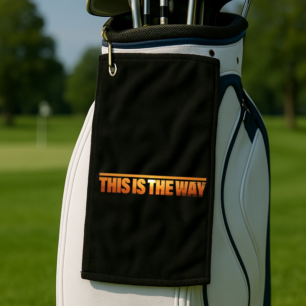 This Is The Way Space Western Golf Towel
