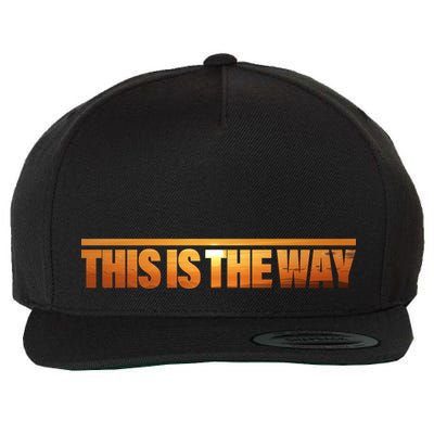This Is The Way Space Western Wool Snapback Cap