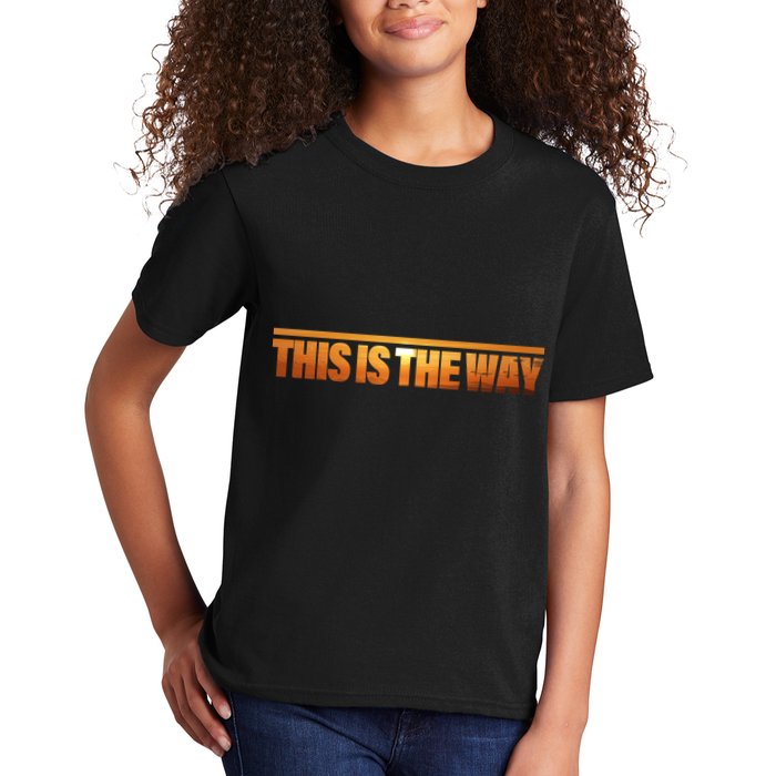 This Is The Way Space Western Kids T-Shirt