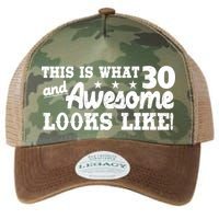 This Is What 30 And Awesome Looks Like 30th Birthday Legacy Tie Dye Trucker Hat