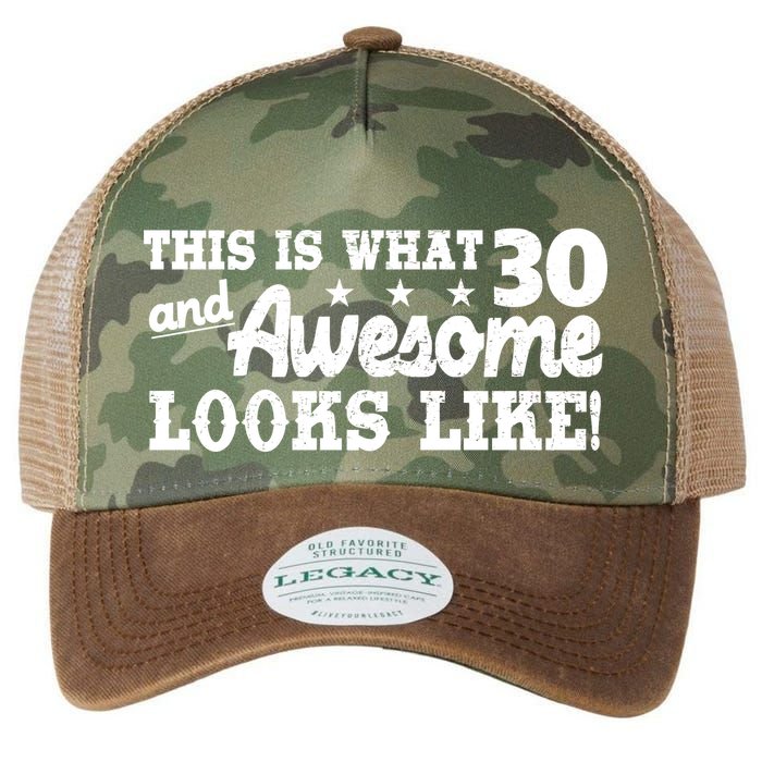 This Is What 30 And Awesome Looks Like 30th Birthday Legacy Tie Dye Trucker Hat