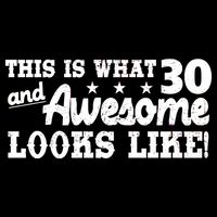 This Is What 30 And Awesome Looks Like 30th Birthday Sustainable Beanie