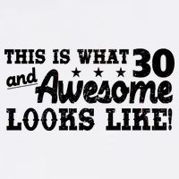 This Is What 30 And Awesome Looks Like 30th Birthday Garment-Dyed Sweatshirt